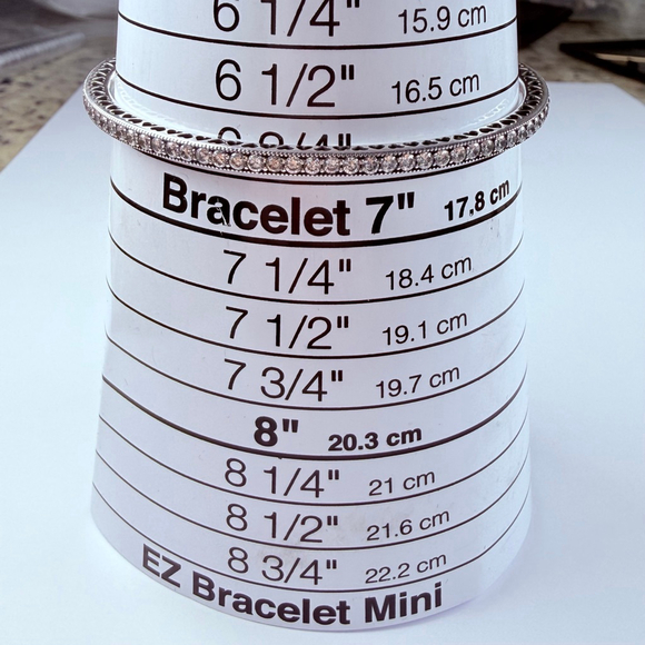 Pandora Twinkling Forever Cubic Zirconia CZ Sterling Silver 925 Bangle Bracelet - Picture 5 of 6